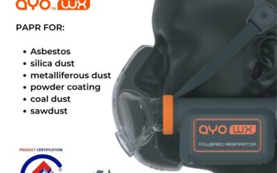 Aimwell AYO WX HFM Half-Face Mask PAPR System – The Dust Protection King