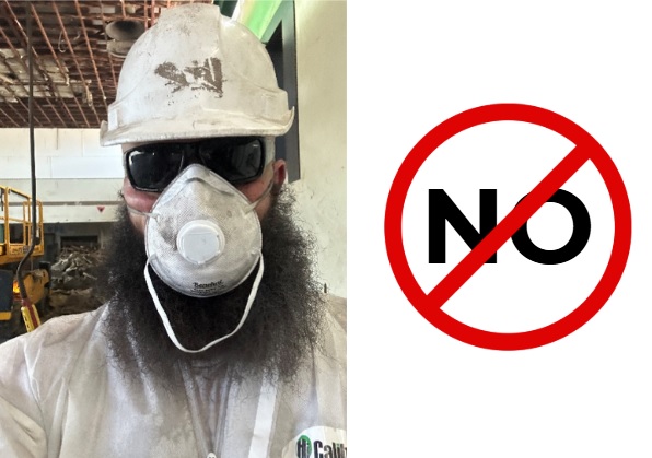 Powered Air Purifying Respirator (PAPR) for bearded people